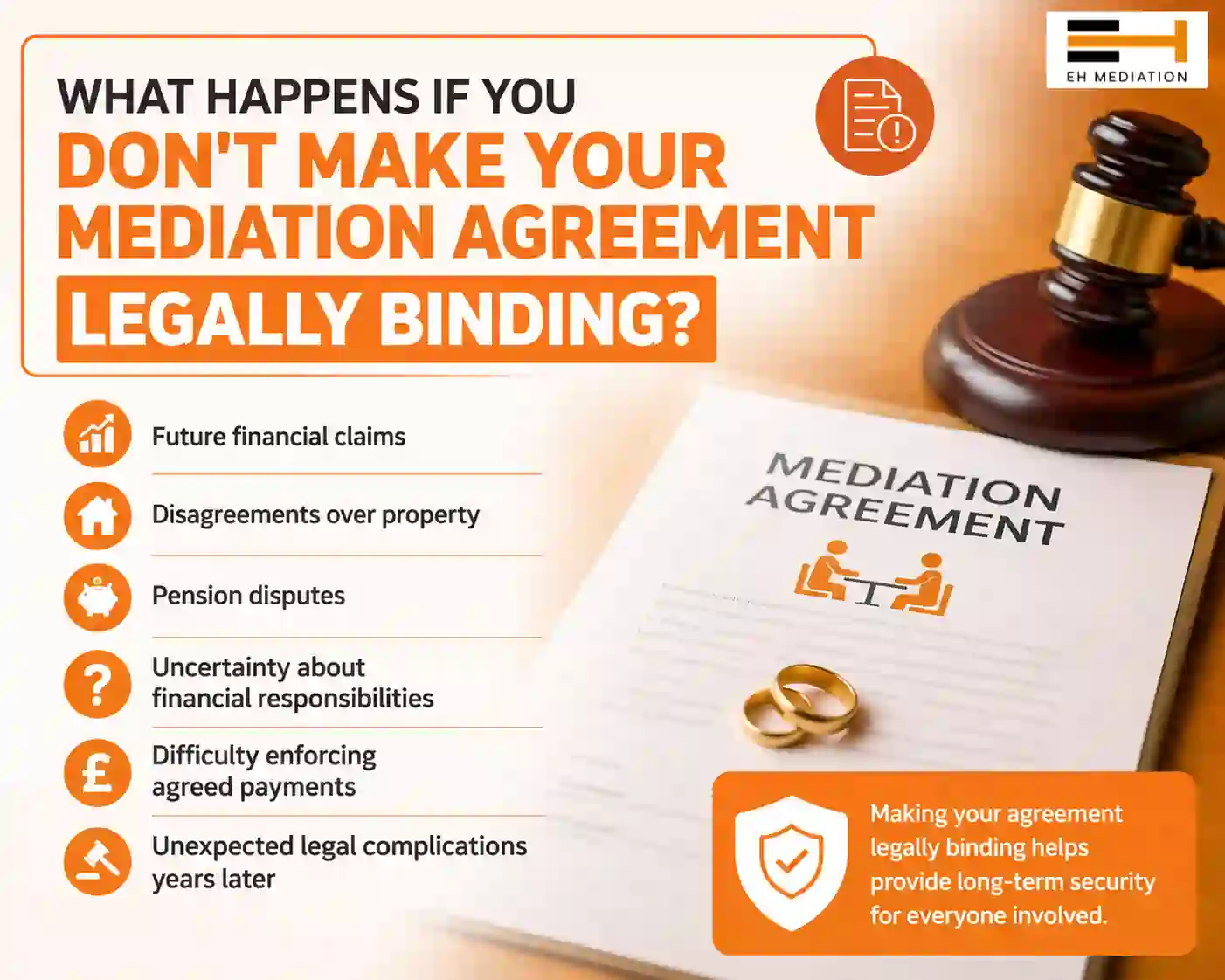 What Happens If You Don't Make Your Mediation Agreement Legally Binding Gainsborough?